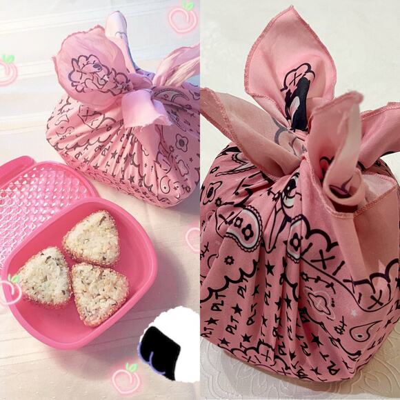 Pink Kawaii Japanese Bento Lunch Container Set 5 Pieces - Picture 2 of 6